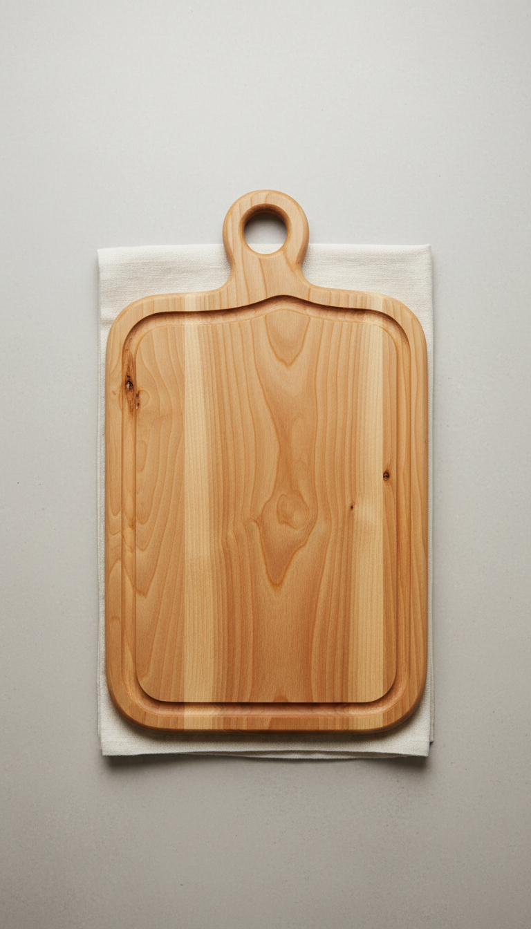 Carved Maple Bread Board